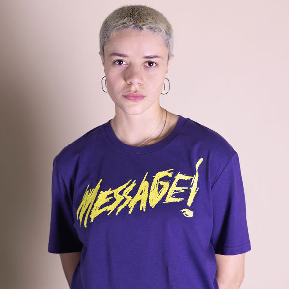 MESSAGE! ( Indigo Hush) Shirt